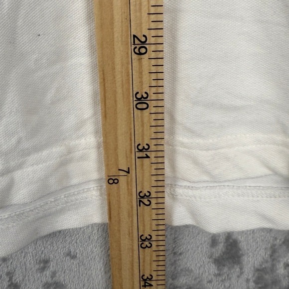 Tommy Hilfiger Polo Shirt Mens XXL White Navy Red Stripe Short Sleeve Casual - Picture 5 of 7